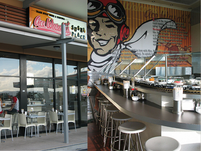 Ace Wasabi Sushi Chevron Island | Sushi restaurant design Brisbane and Gold Coast