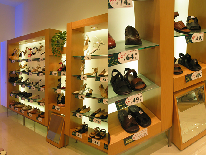L & J Shoe Gallery | Garden City | Shop interior designer