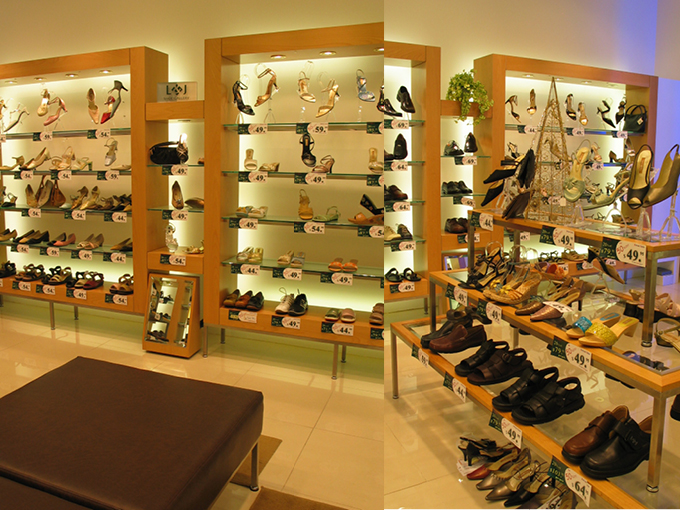 L & J Shoe Gallery | Garden City | Shop interior designer