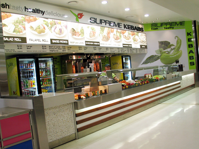 Supreme Kebabs Burleigh retail food design Gold Coast and Brisbane