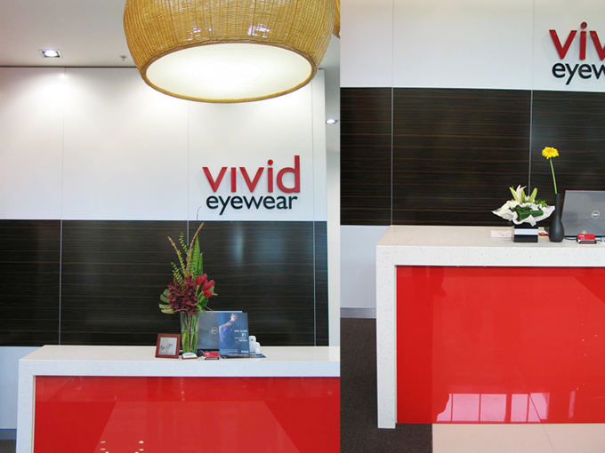 Vivid Eyewear Robina | Retail Shop Interior Designers | Cuschieri Design