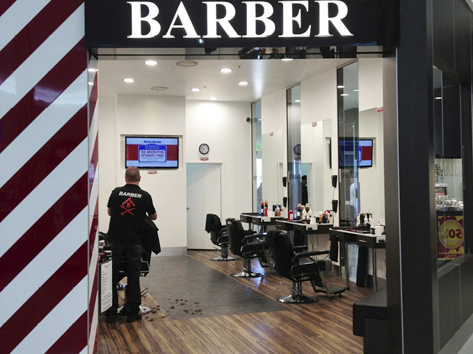 Busy Barber Burleigh is the latest shop design from David Cuschieri