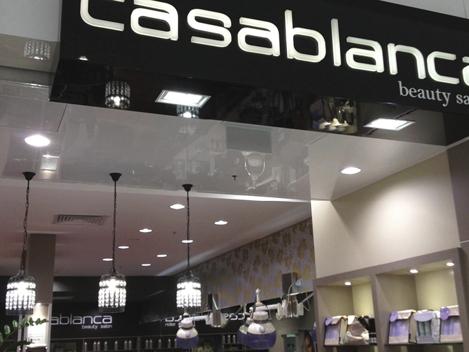Casablanca Hair & Beauty shop design by David Cuschieri