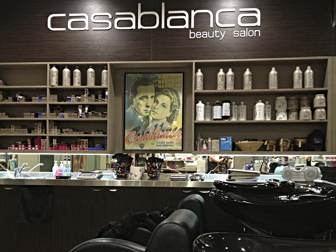Casablanca Hair & Beauty shop design by David Cuschieri