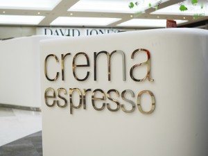 Crema Espresso Westfield Carindale latest shop design by David Cuschieri