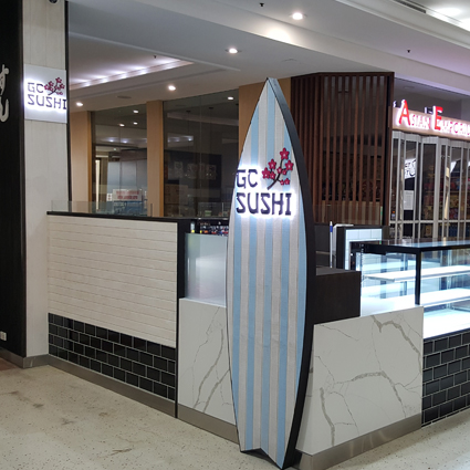 Sushi kiosk design
