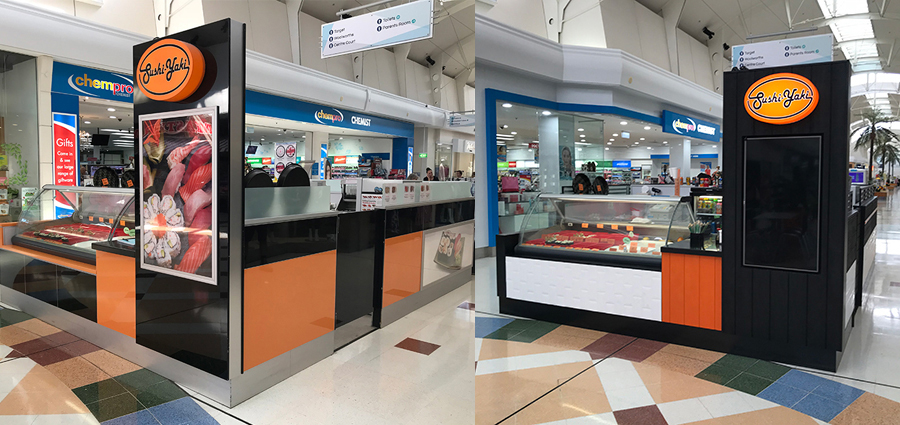 Before and after retail design facelift
