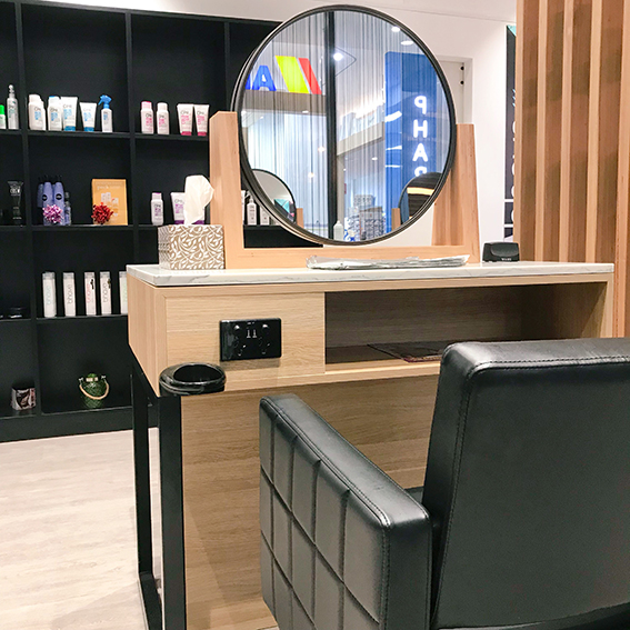 Retail design hair salon Gold Coast